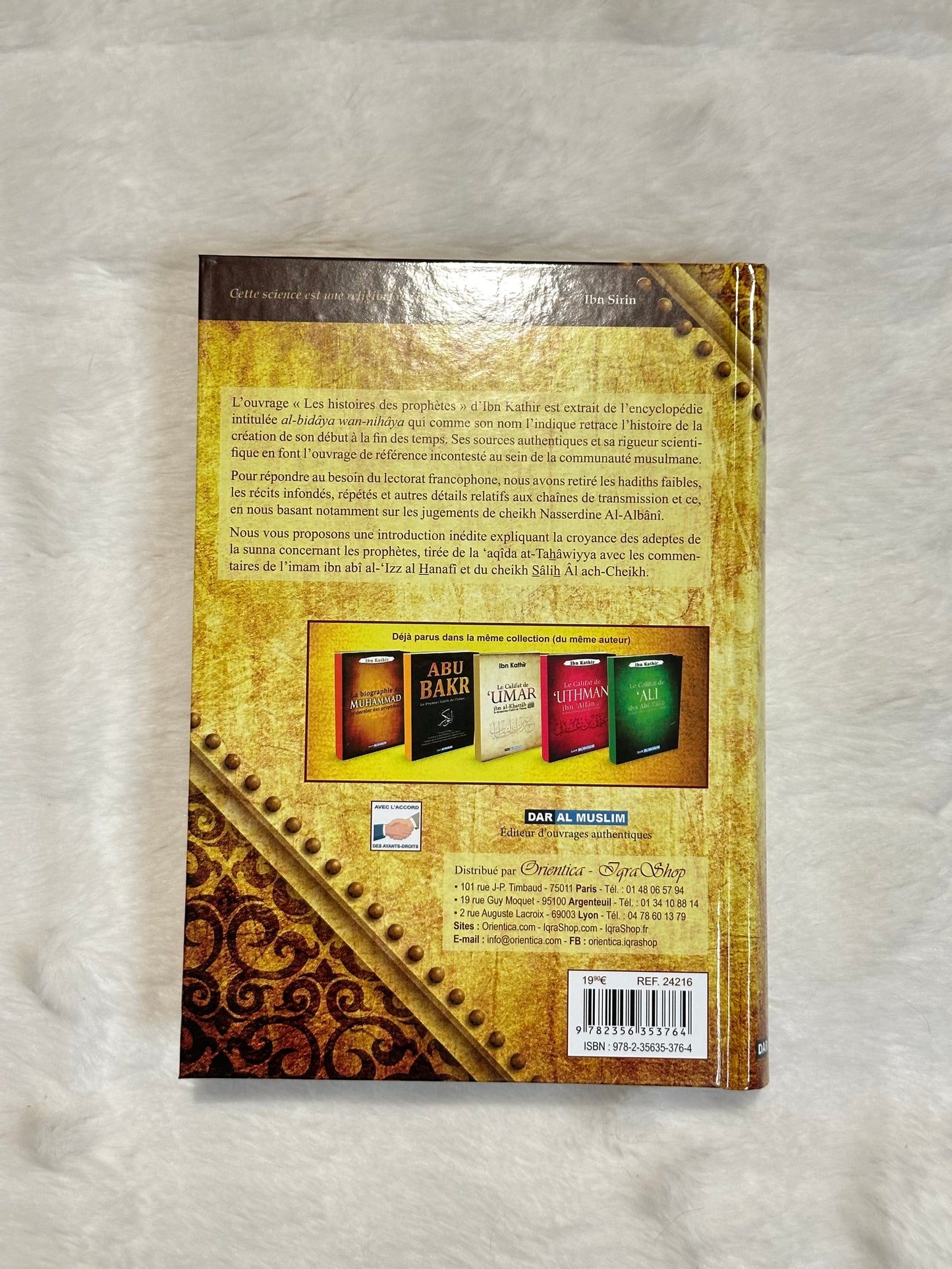 L'authentique des Histoires des Prophètes (de Ibn Kathîr)