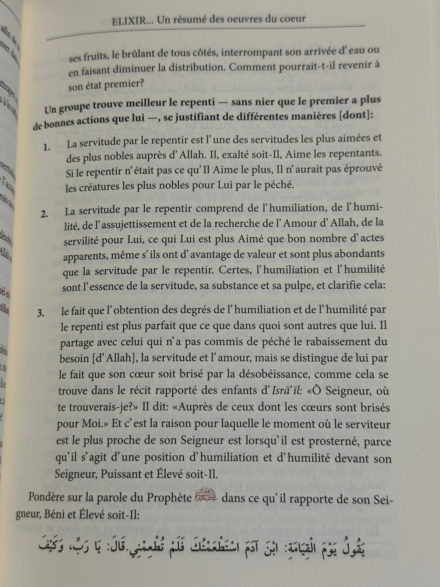L'élixir: Un Résumé Des Actes Du Cœur, Tiré Du Livre Madarij As-Salikin D'Ibn Al-Qayyim