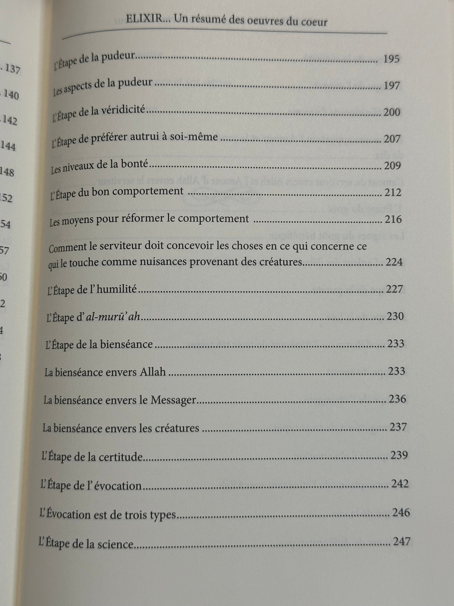 L'élixir: Un Résumé Des Actes Du Cœur, Tiré Du Livre Madarij As-Salikin D'Ibn Al-Qayyim