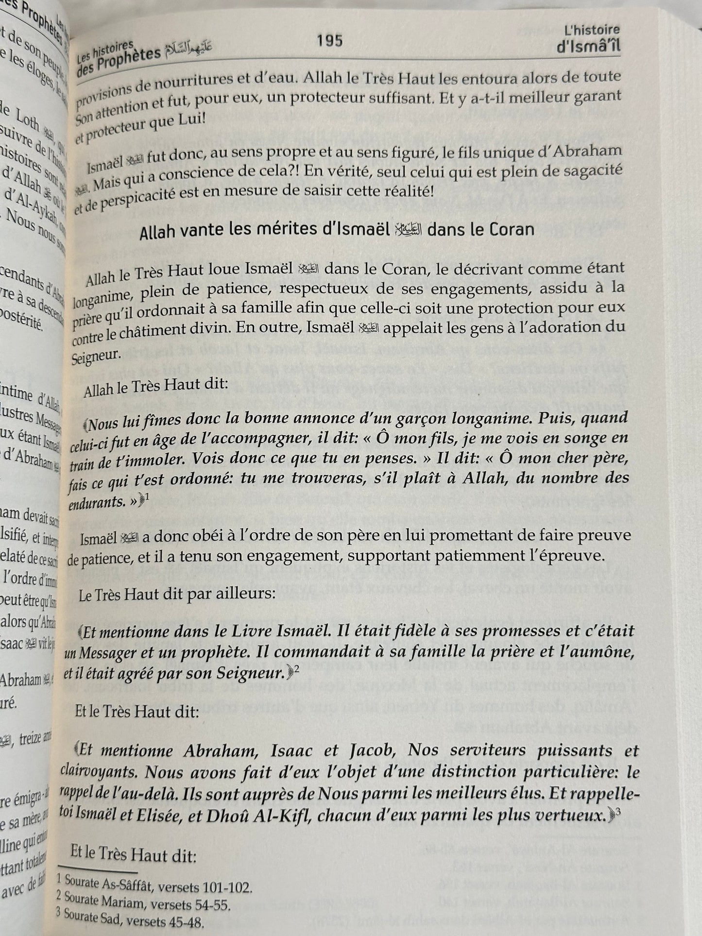 L'authentique des Histoires des Prophètes (de Ibn Kathîr)