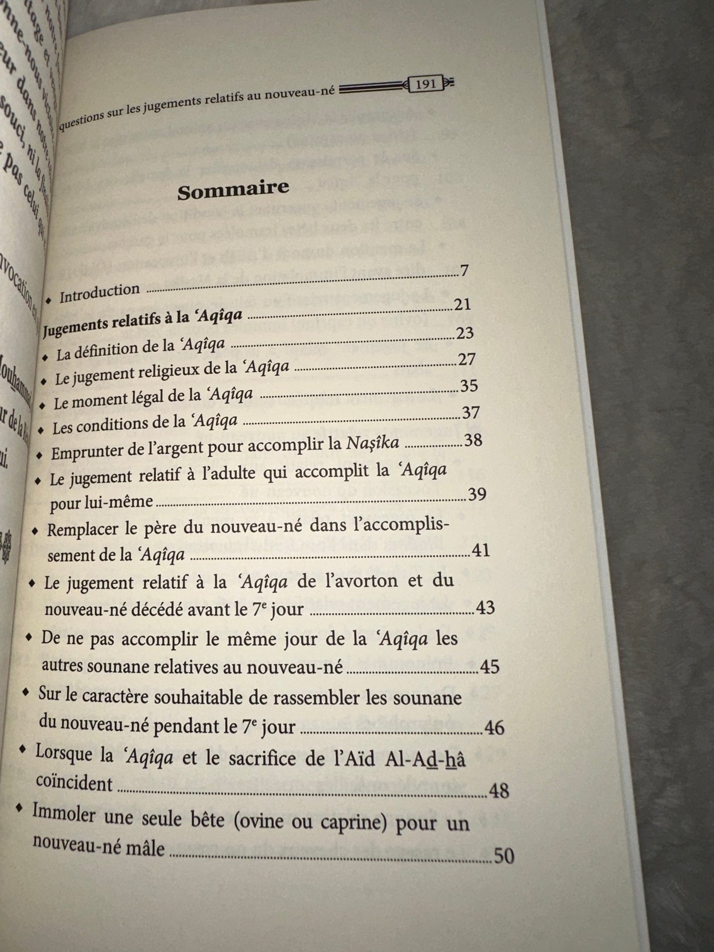 54 Questions Sur Les Jugements Du Nouveau-Né Accompagné De La Patience Et La Gratitude Durant L'épreuve, Par Mohamed Ali Ferkous