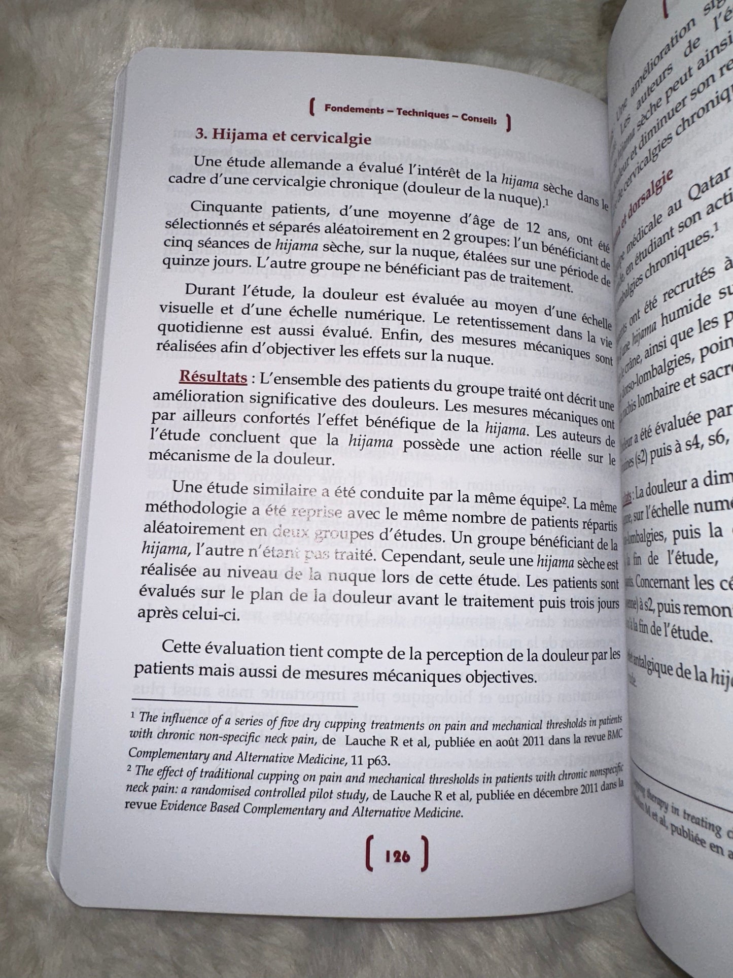 La Hijama, (La Saignée) Fondements Techniques Conseils