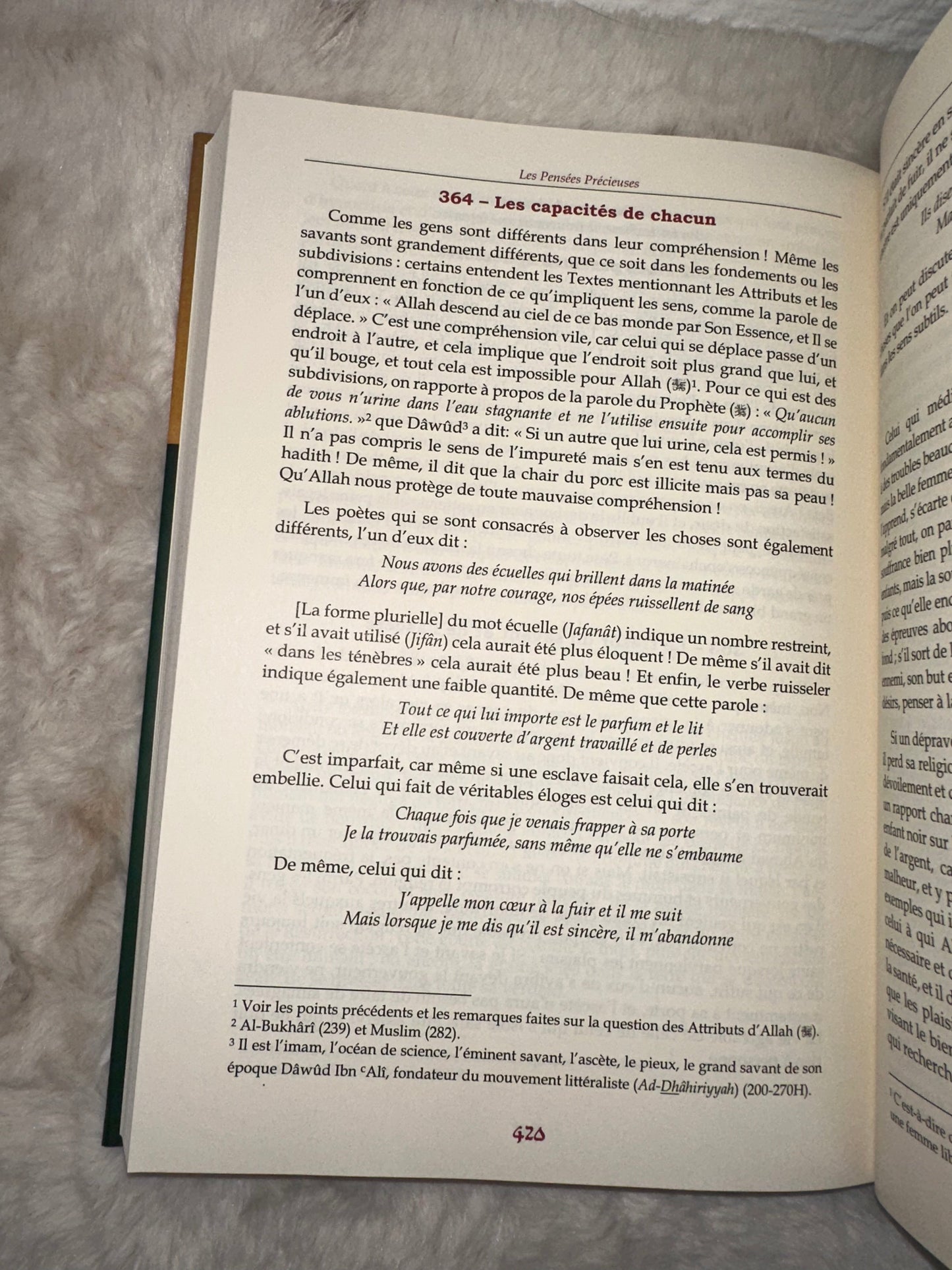 Les Pensées Précieuses d'après Ibn Al Jawzi