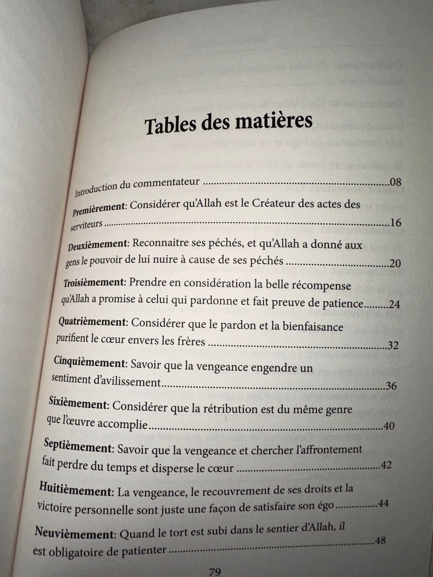 20 Conseils Pour Patienter Face Au Mal Des Gens , De Ibn Taymiyya, Commentaire Abd Ar-Razzâq Al-Badr, Bilingue (Français-Arabe)