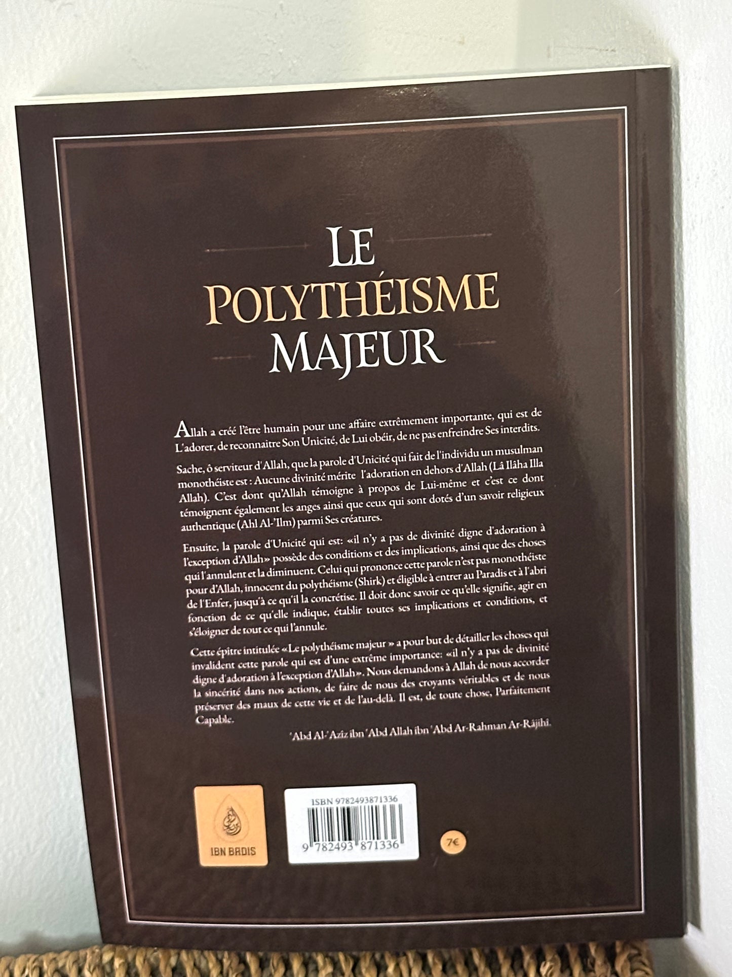 Le Polythéisme Majeur - Abd Al-Aziz Ibn Abd Allah Ar-Rajihi
