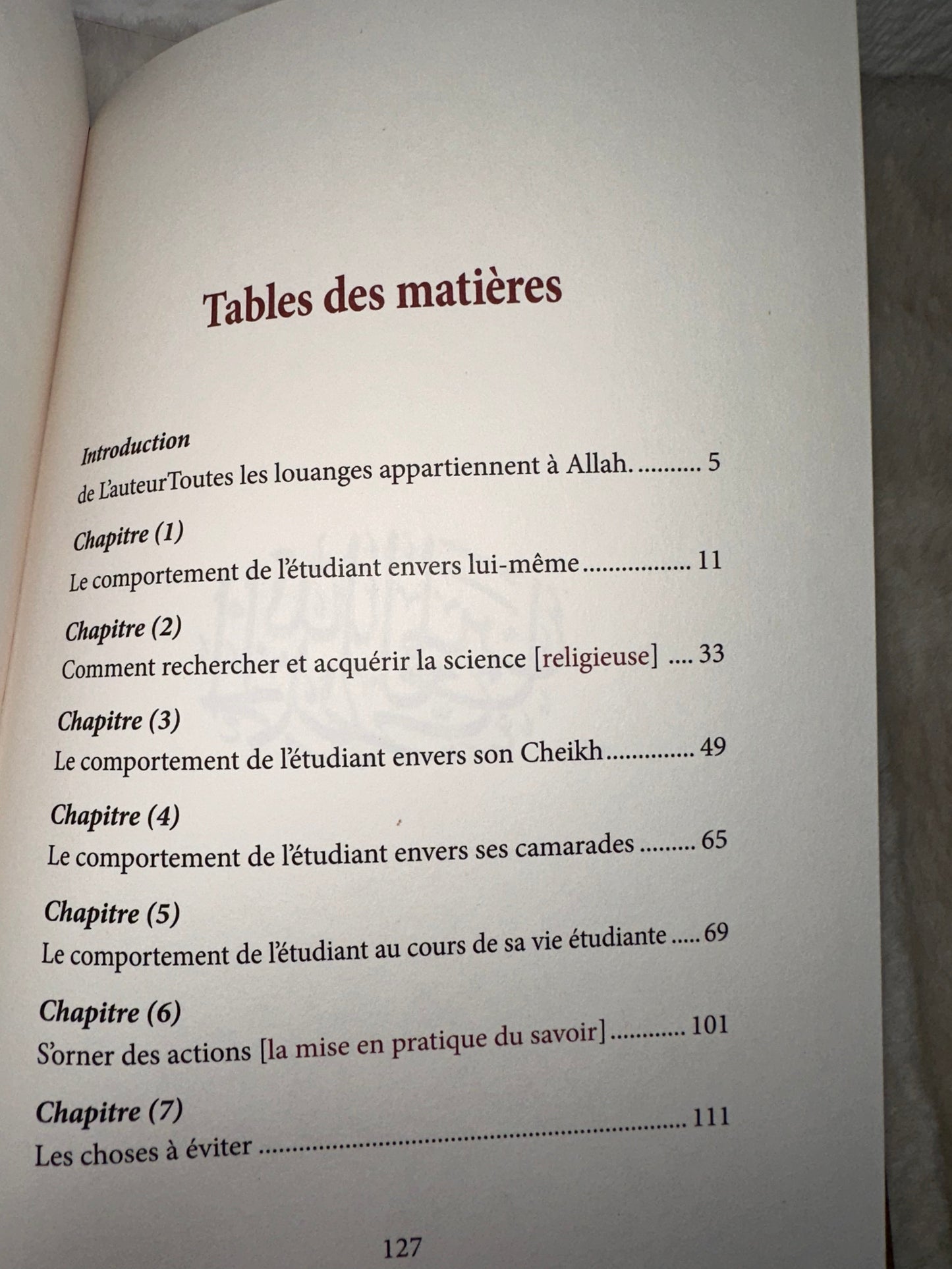 La Parure De L' Étudiant En Science Religieuse D'après Bakr Abou Zayd - 3 Eme Éditions