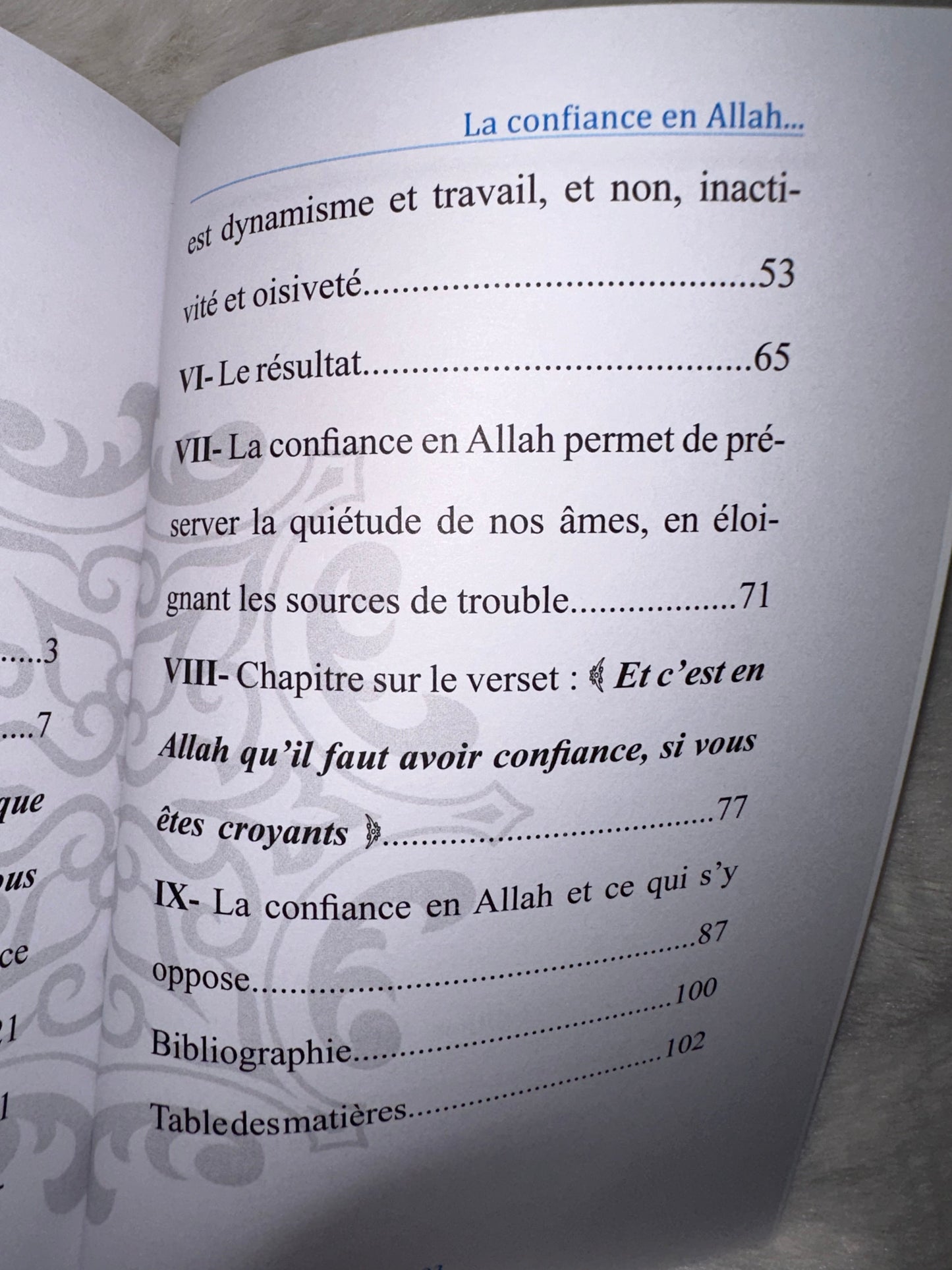 La Confiance En ALLAH, Et L'influence Qu'elle Exerce Sur La Vie Du Musulman, Par Abdallah Ibn Ibrahim AL-Jarul-Allah